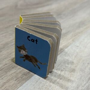 Baby First Words Animals Mini Board Book Toddler Educational Picture Book